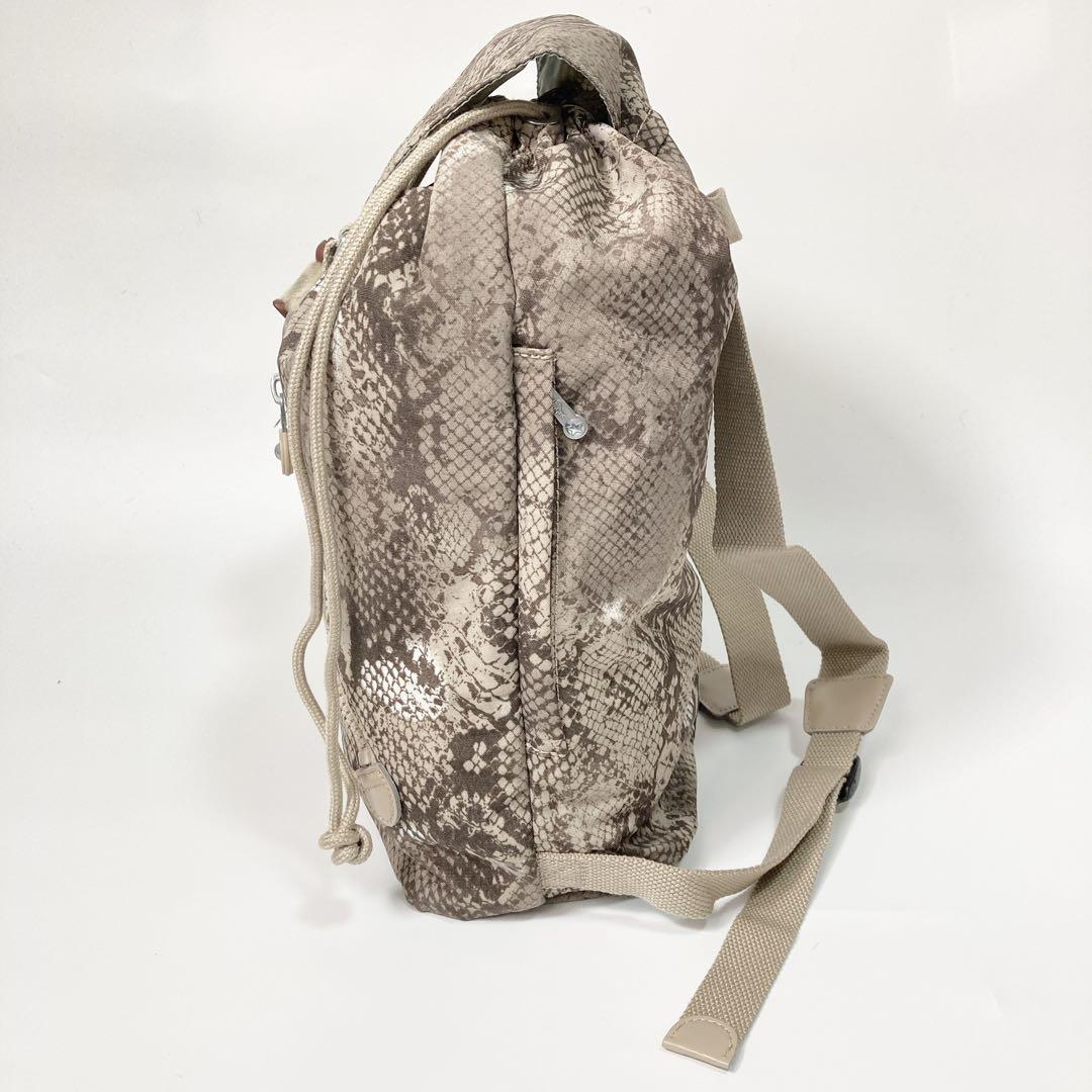 新品 Kipling キプリング リュック バックパック スネーク パイソン