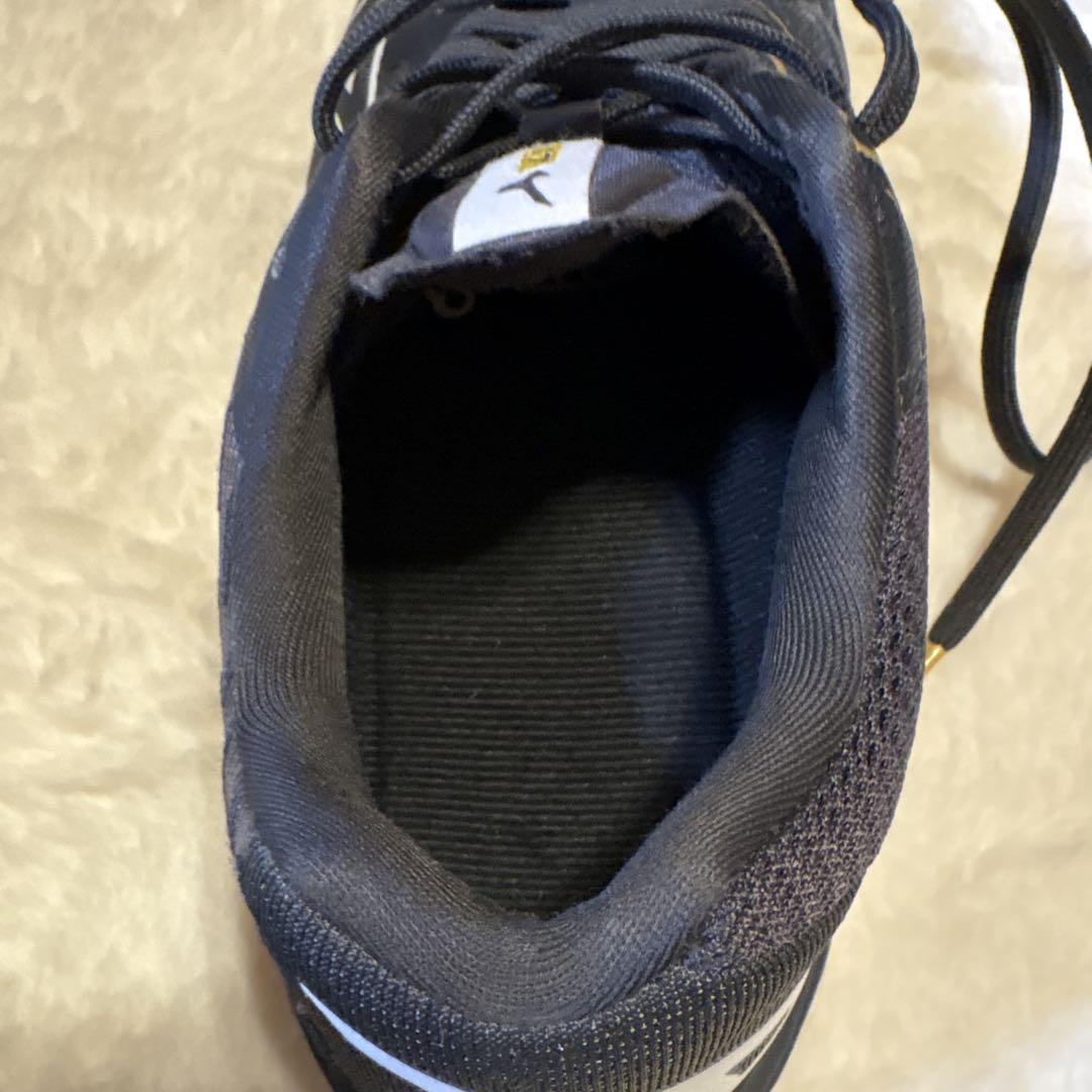 Mizuno バレーボールシューズ ブラック/ゴールド25.0美品