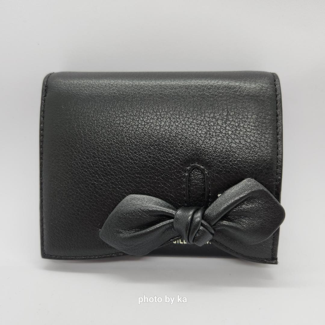 黒 ジルスチュアート アンティーク 折り財布 新品 JILLSTUART