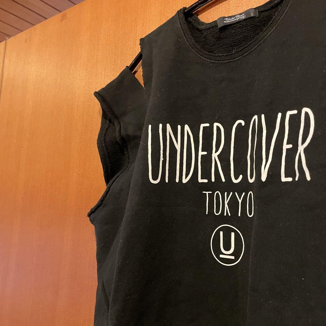レア⭐︎undercover ノースリーブロゴスウェット レア⭐︎undercover ノースリーブロゴスウェット
