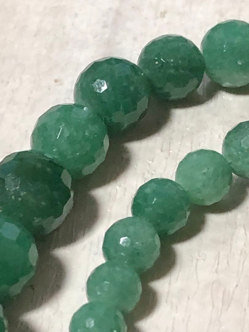 天然 緑石 ネックレス 大玉 ファセットカット 天然 緑石 ネックレス 大玉 ファセットカット