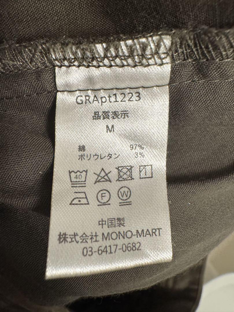 GRANCY ジップデザイン カーゴパンツ M カーキ - メルカリ
