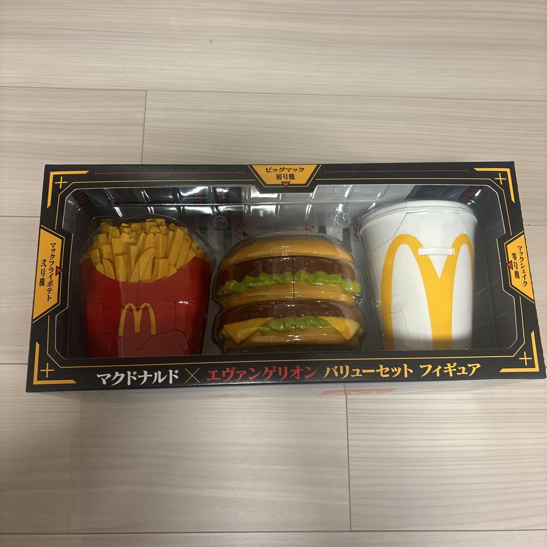 袋あり未開封品 マクドナルド×エヴァンゲリオン バリューセット