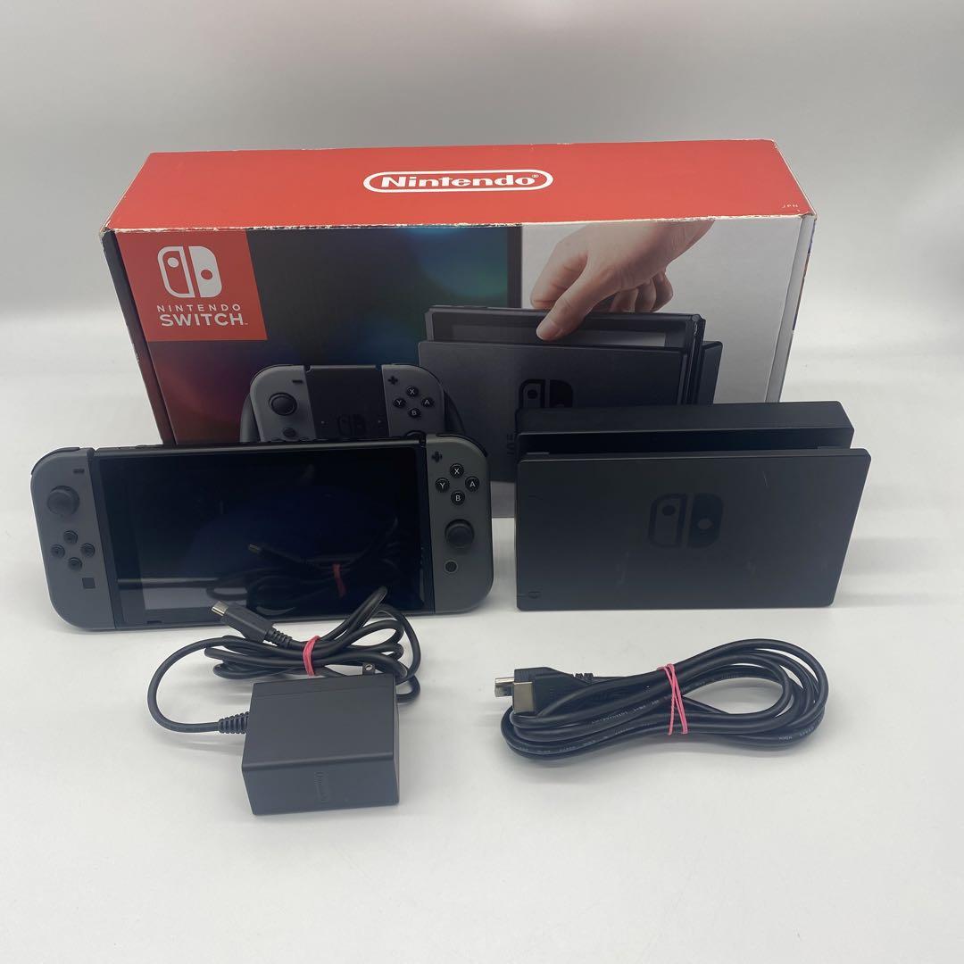 【動作品】ニンテンドースイッチ Nintendo Switch グレー