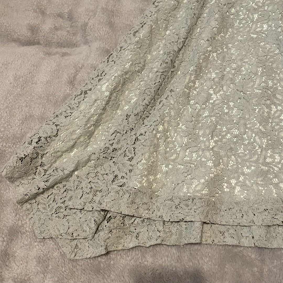 極美品】23区 ランダムヘム レース ワンピース 32サイズ