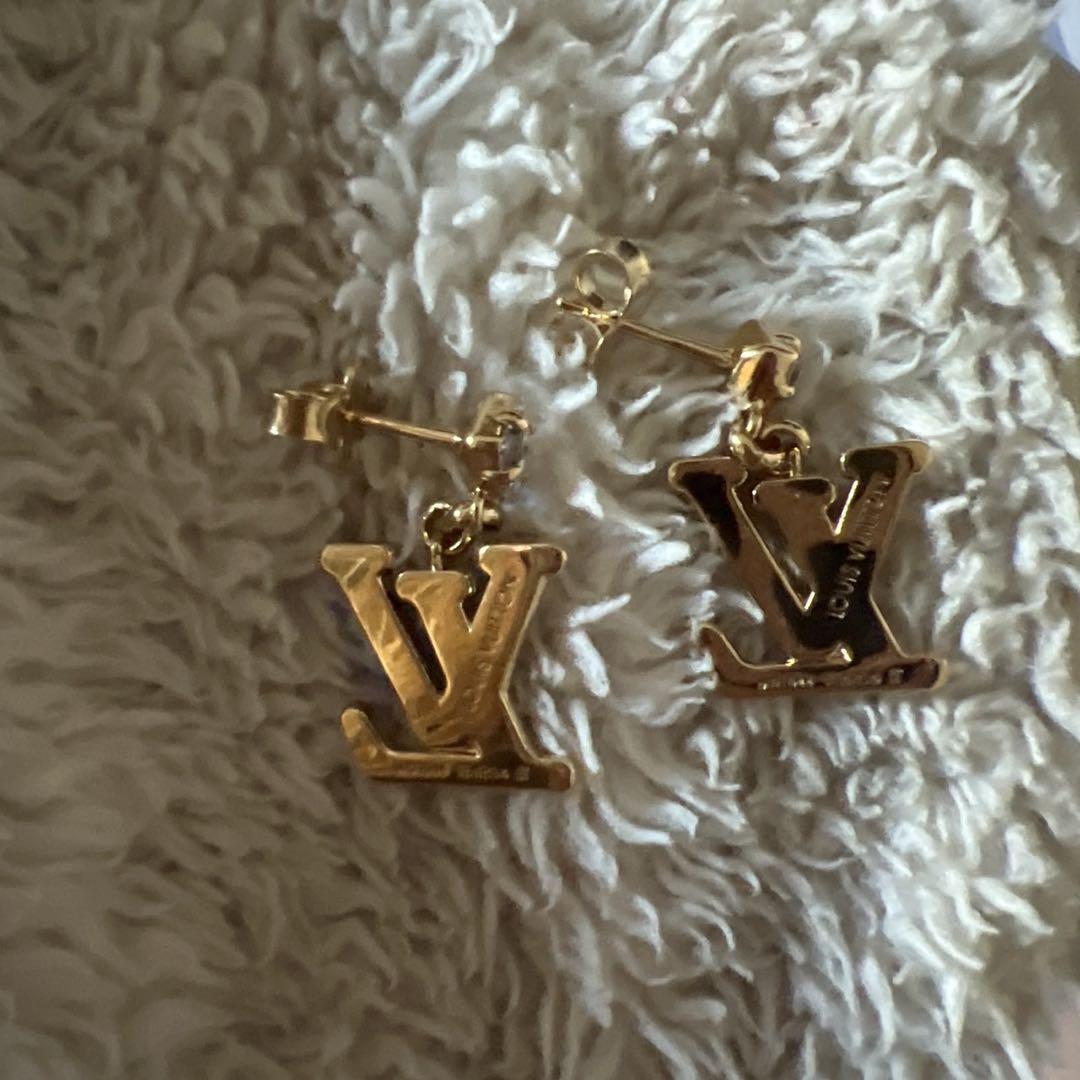 LOUIS VUITTON ピアス・レディ LV M01844 ゴールド
