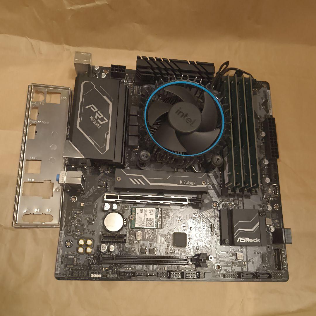 セット売り!! ASRock B660M I3 12100F RAM 32G