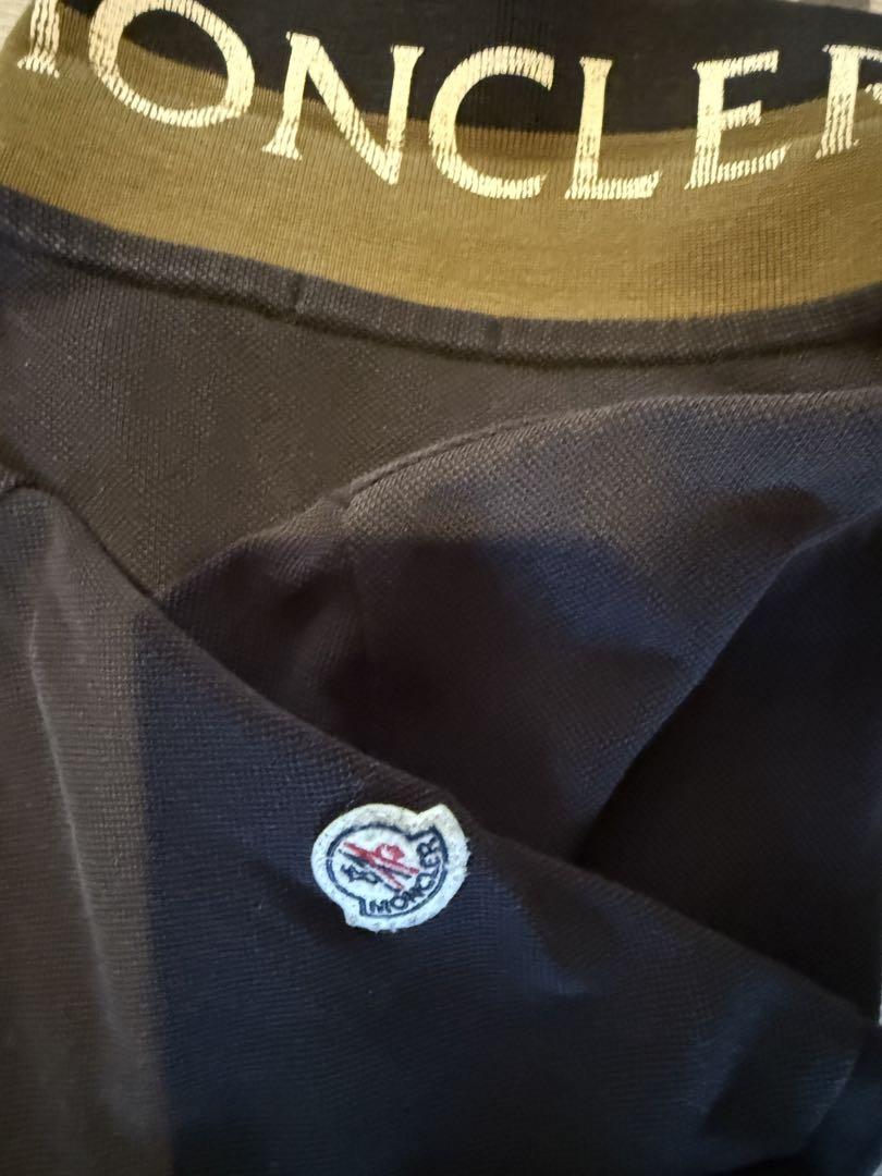 MONCLER ブラック ポロシャツ 新品タグ付き 新品タグ付き》MONCLER モンクレール ポロシャツ S ネイビー 袖