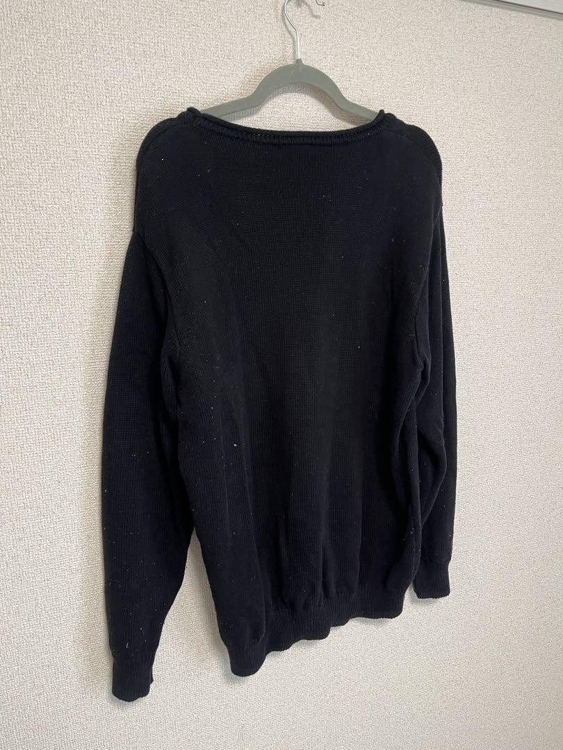 HUF ブラック ニットセーター Lサイズ