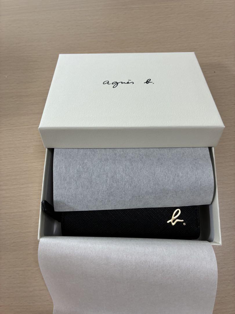 週末限定お値下げ❣️agnes b. ブラック 二つ折り財布