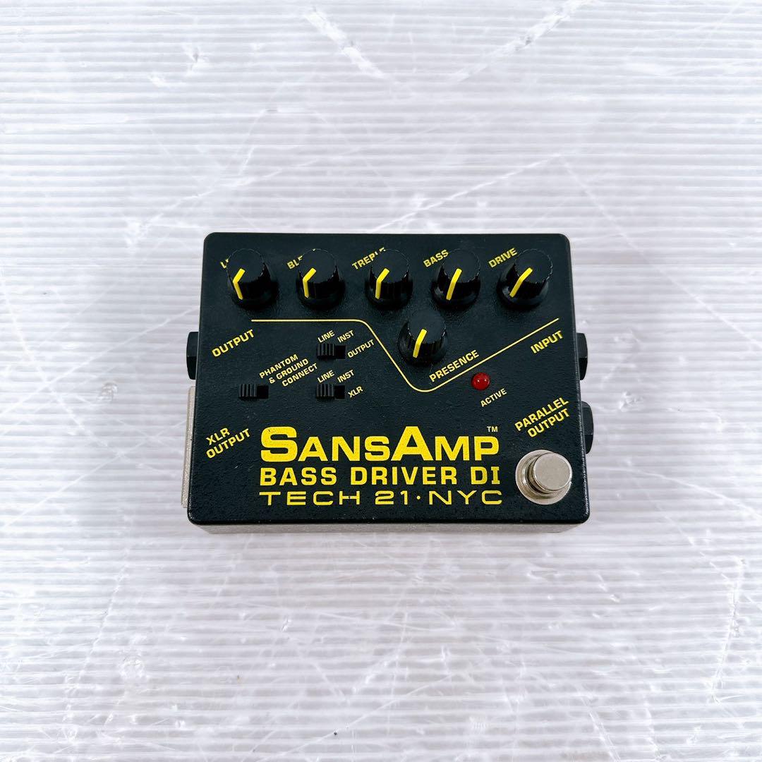【美品】TECH21 SANSAMP BASS DRIVER DI サンズアンプ