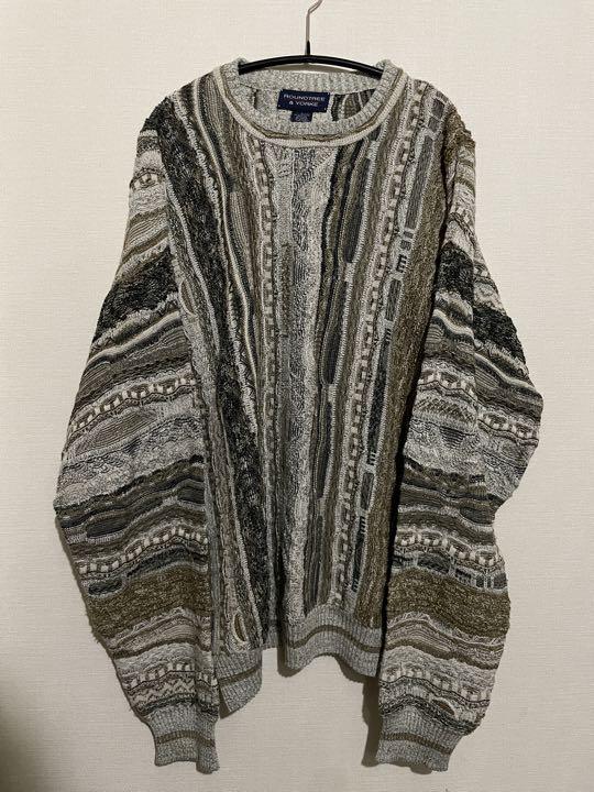 【希少】ROUNDTREE & YORKE 3Dニット