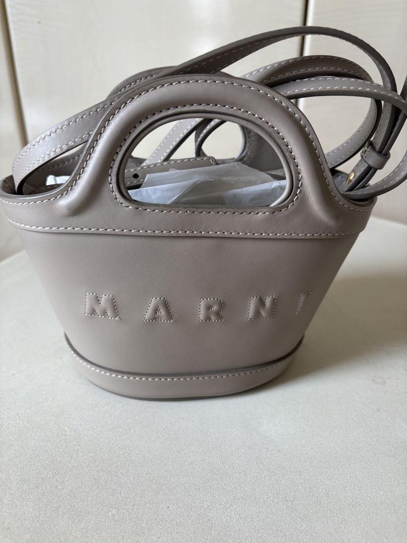 MARNI トロピカリア ショルダーバッグ（グレー）