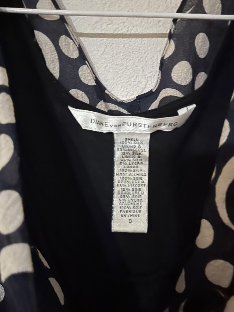 DIANE von FURSTENBERG ノースリーブワンピース シルク 0 - メルカリ