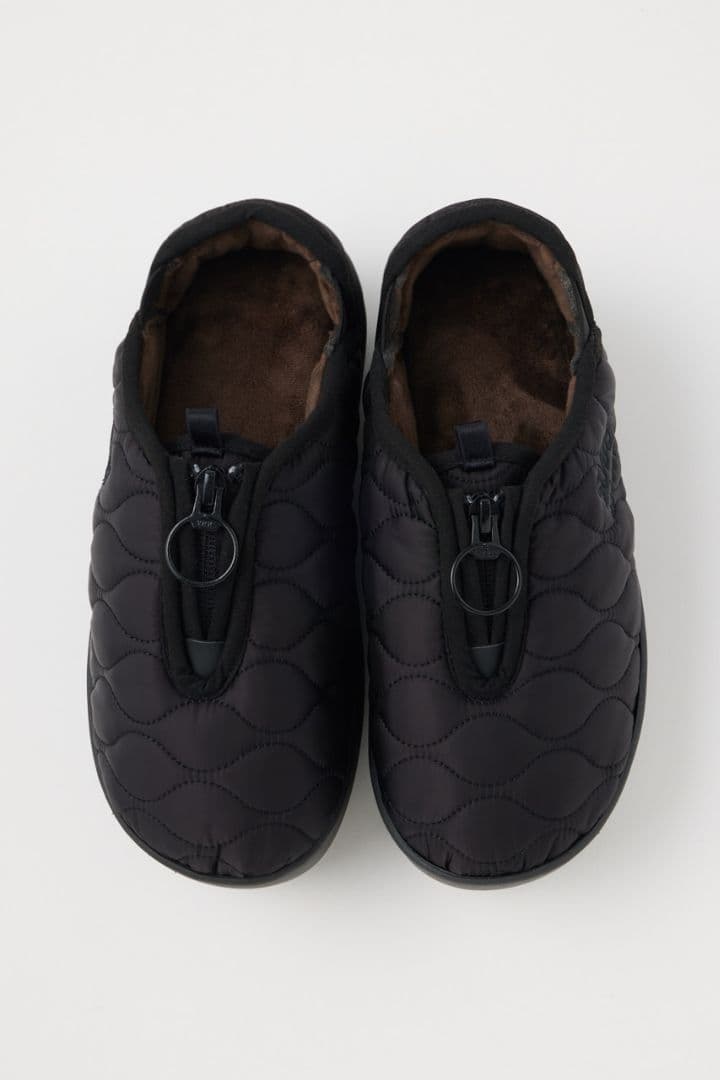 moussy SUBU FRONT ZIP QUILTED スリッポン