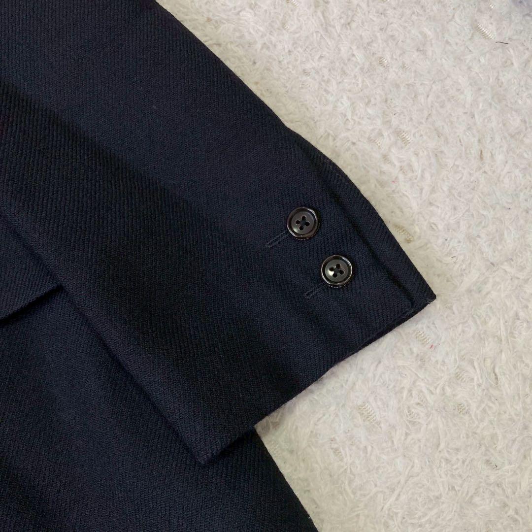 《美品》 TAKEO KIKUCHI ウールジャケット ネイビー M スーツ