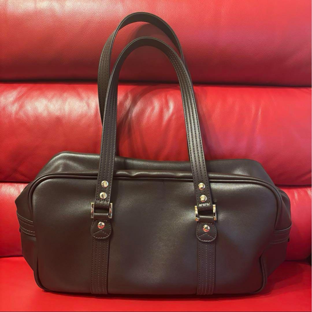 【中古品】 EASTBOY スクールバッグ 茶色