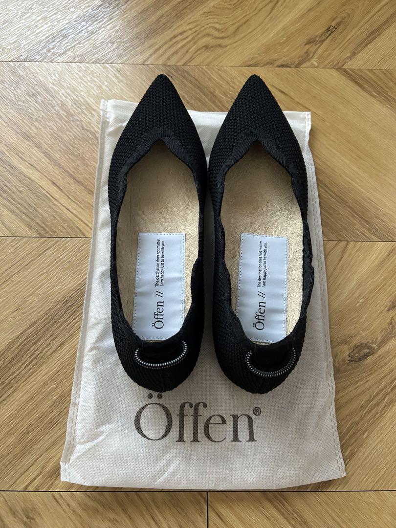 【美品★】offenオッフェンscallop pattern / BLACK42