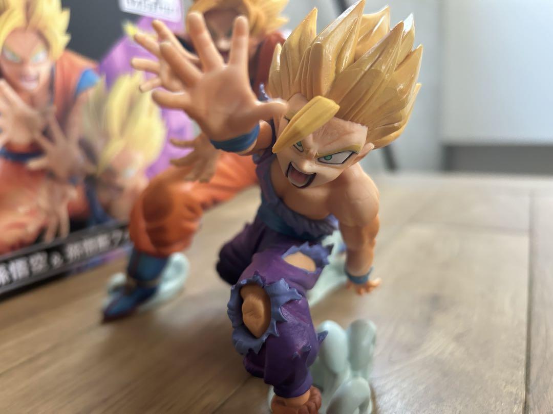 【和】ドラゴンボール A賞 悟空 ご飯 親子かめはめ波 フィギュア