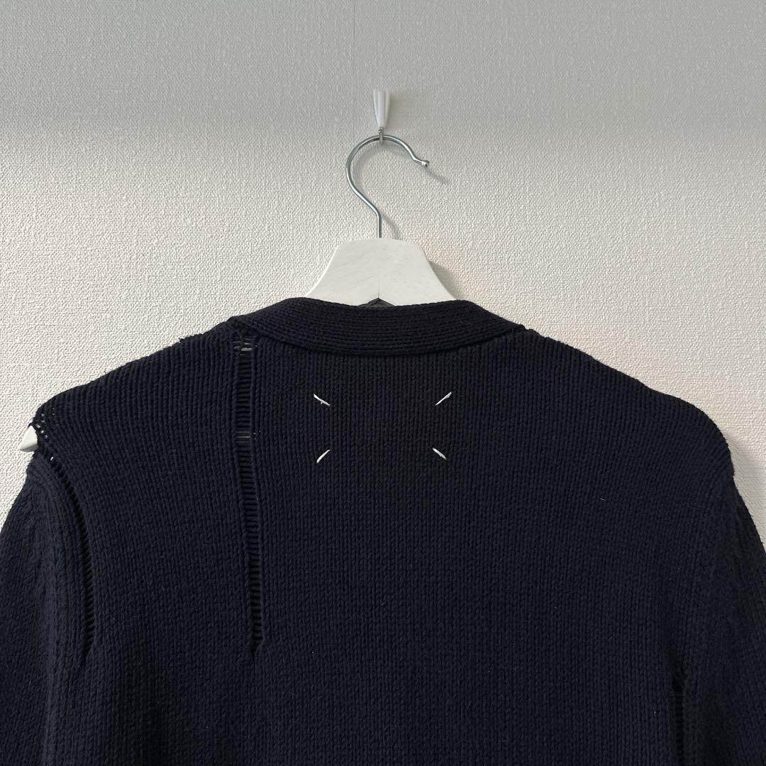 15FW Maison Margiela ダメージ加工 カーディガン