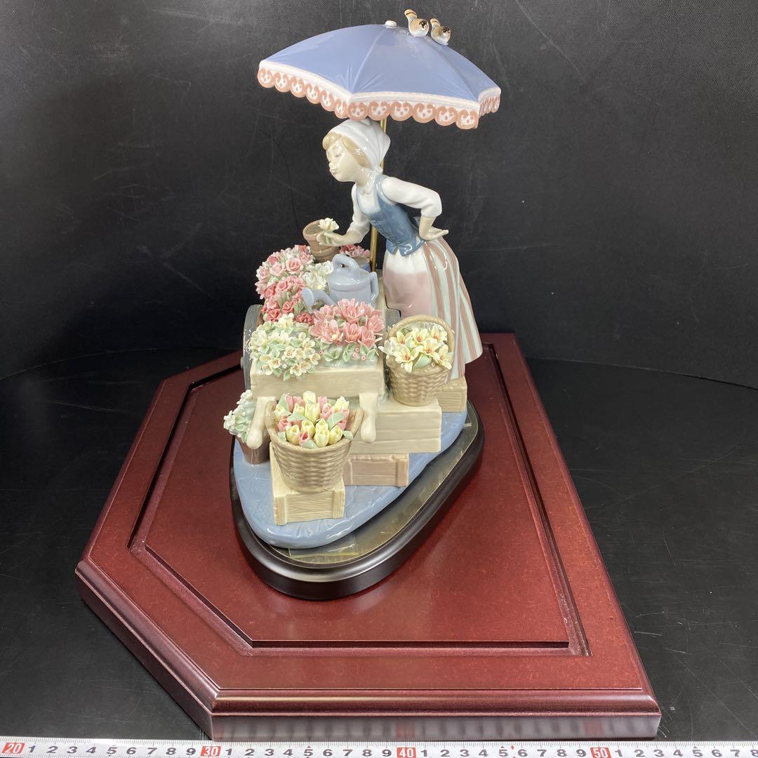 リヤドロ　公園通りの花屋さん　専用ガラスケース付　東な7-0308☆1F
