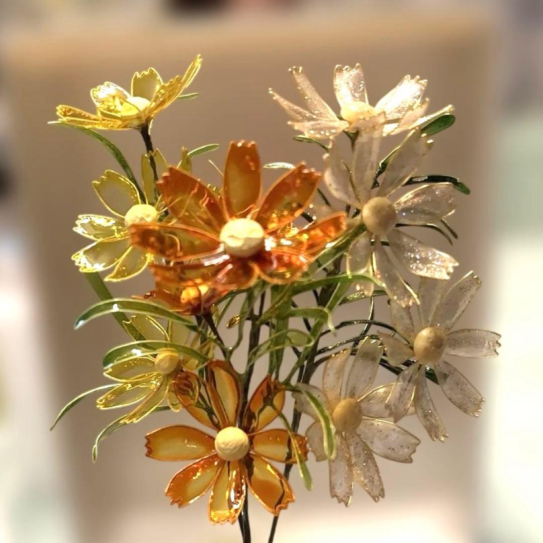 桜妃✨初回紹介文必読。様専用 アメリカンフラワー　ディップフラワー　コスモス