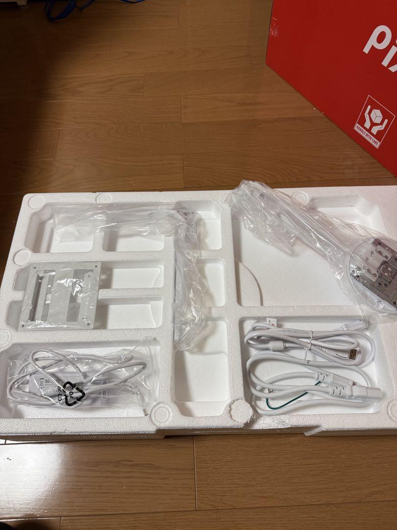 Pixio PX27U Wave White 27インチ4kモニターアームセット