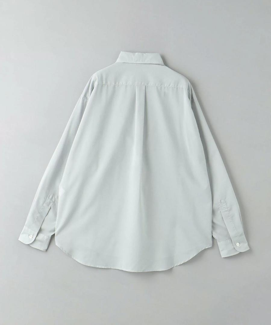 [新品] BY シアー ボタンダウン グランデ シャツ LT.GRAY S