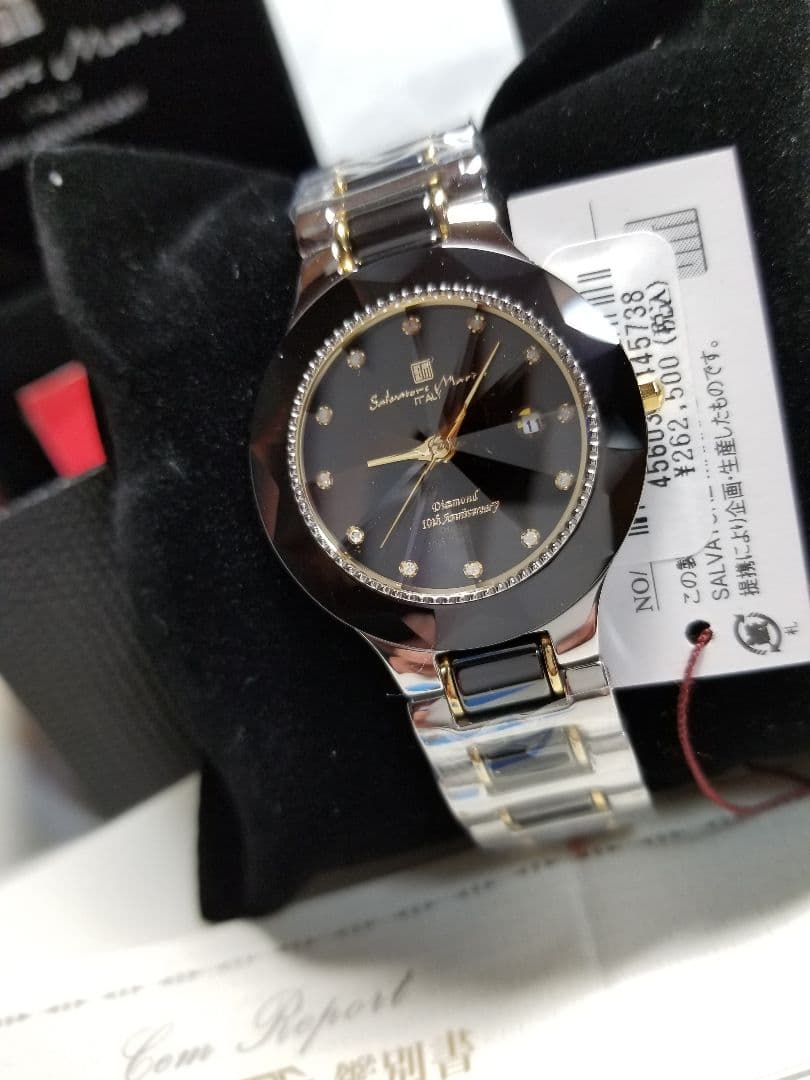 高級感抜群12面ダイヤモンドカットサファイヤガラス&ダイヤモンド12P