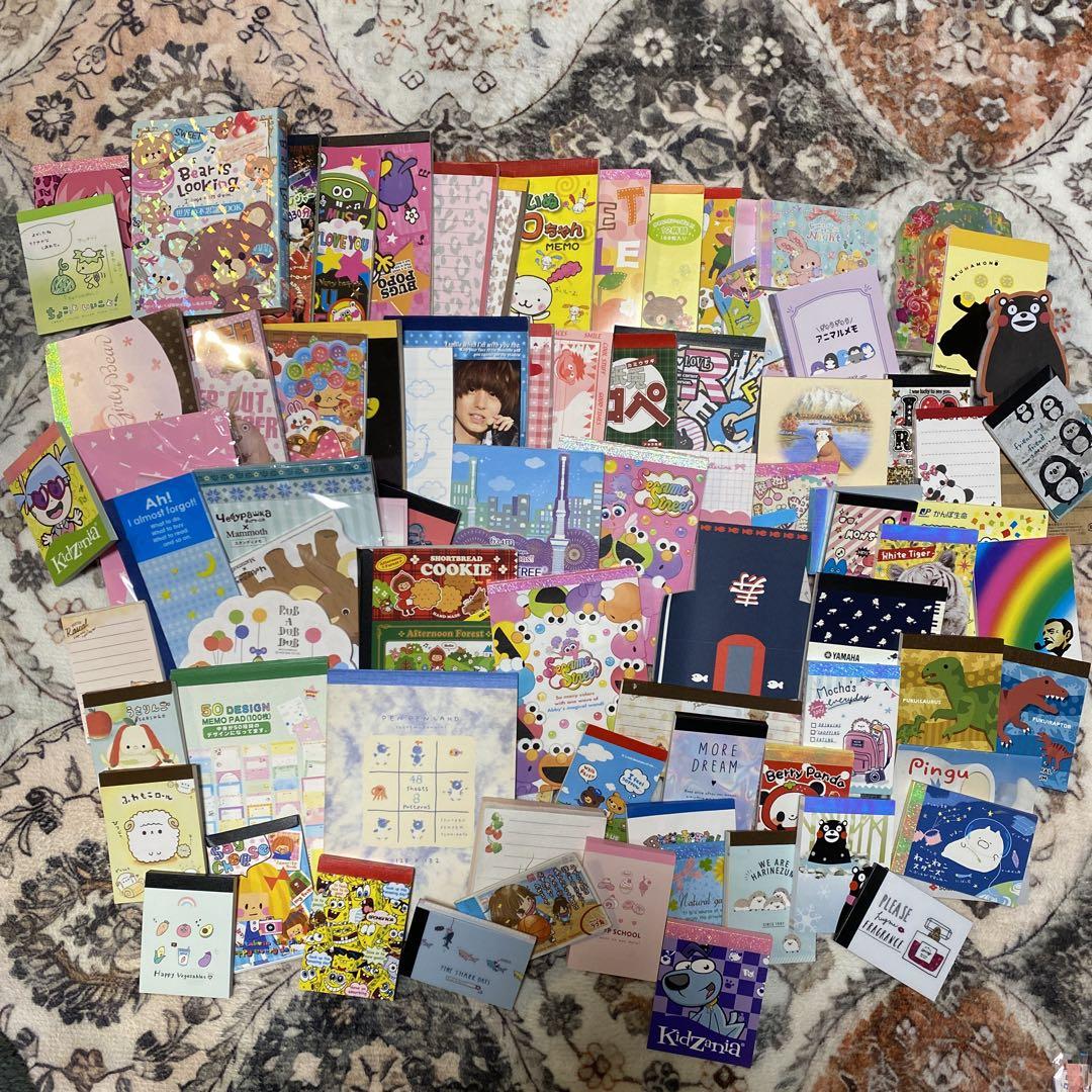 ファンシー　平成レトロ　メモ帳　まとめ売り