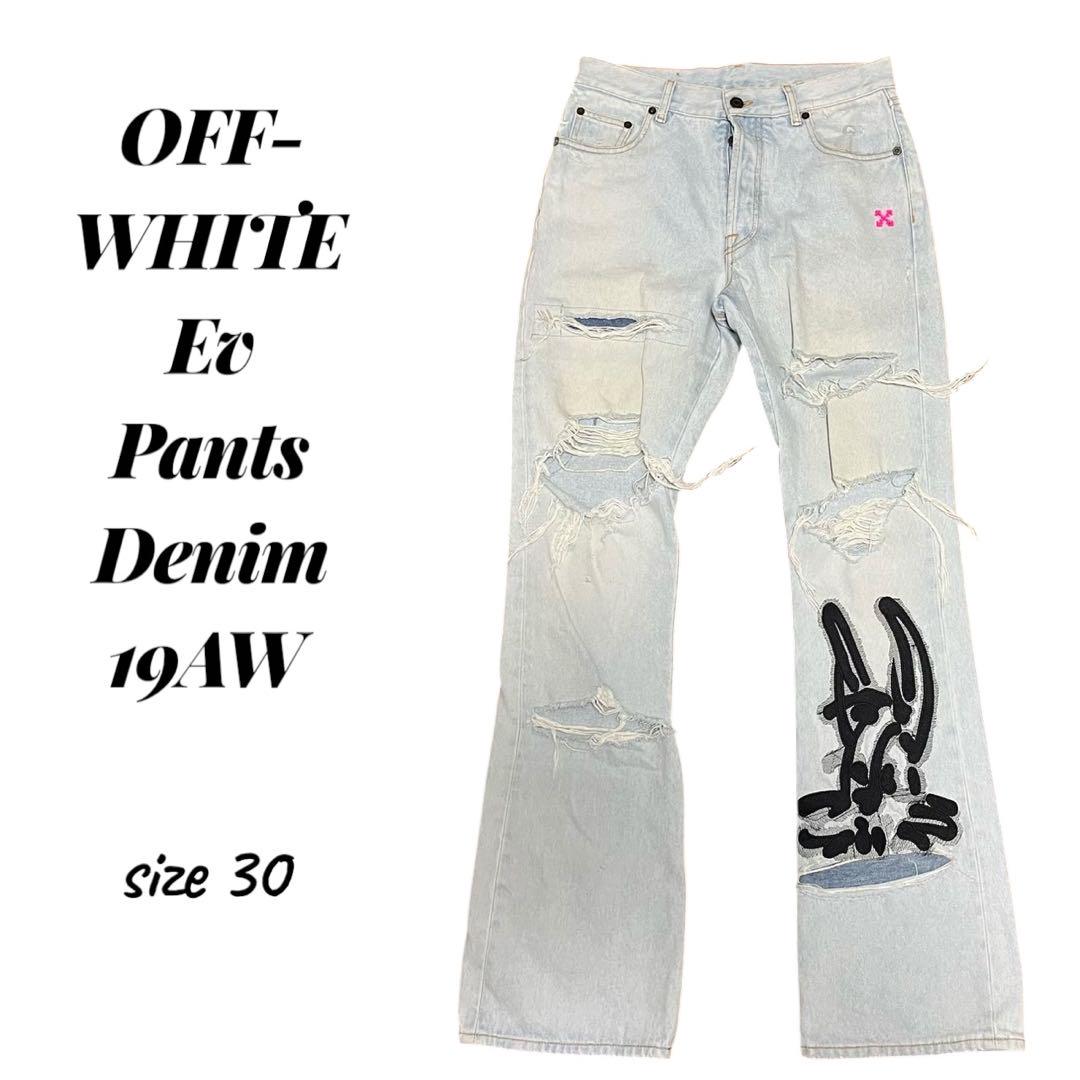 OFF-WHITE Ev Pants Denim 19AW