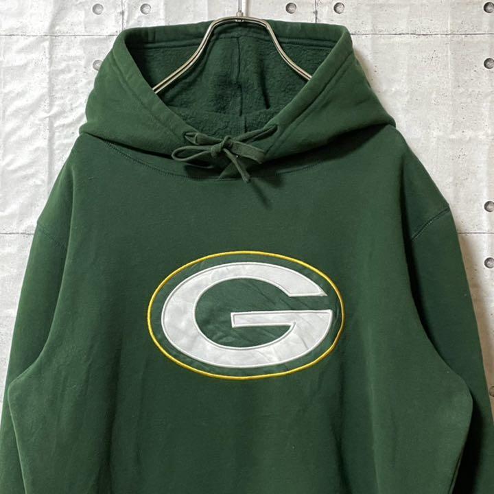 2022新入荷 《USA製》LOGO ATHLETIC 緑色 XL PACKERS☆スウェット - スウェット