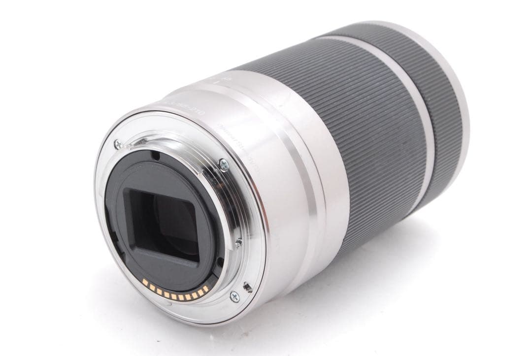 美品✨ソニー E 55-210mm OSS❤️シルバー❤️小型軽量望遠レンズ！