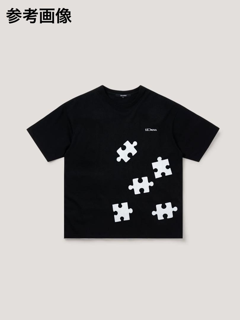 IDEASWAM PUZZLE TEE BLACK size M 美品