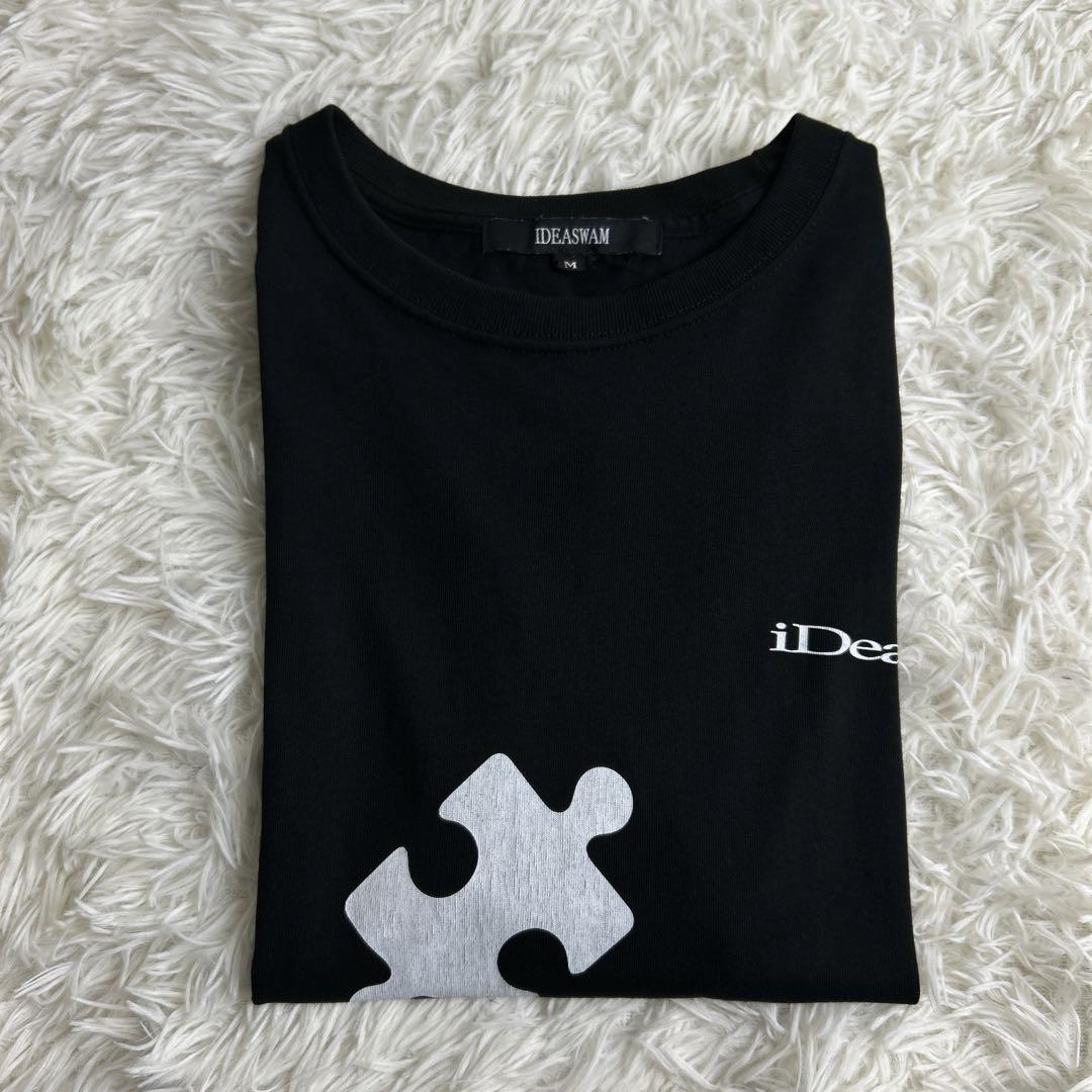 IDEASWAM PUZZLE TEE BLACK size M 美品