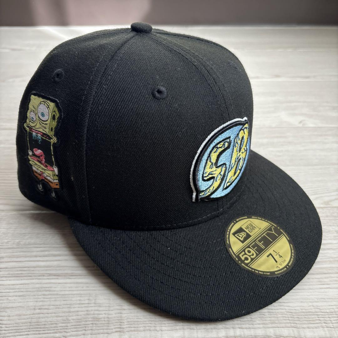 スポンジボブ ニューエラ コラボ サイズ57.7 送料込み