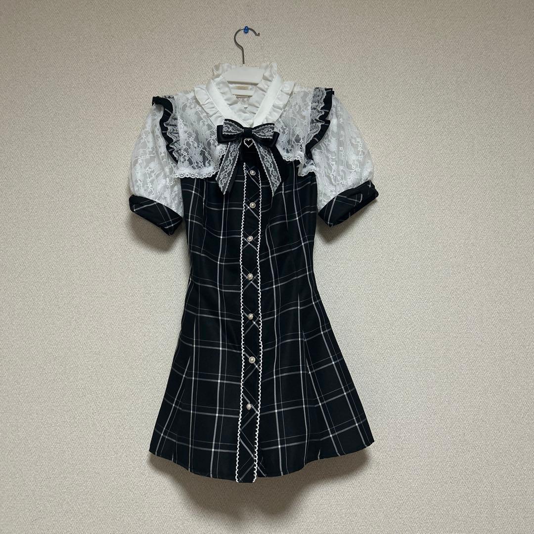 Secret Honey 袖レース＆ボレロ風半袖セットアップ シーハニ