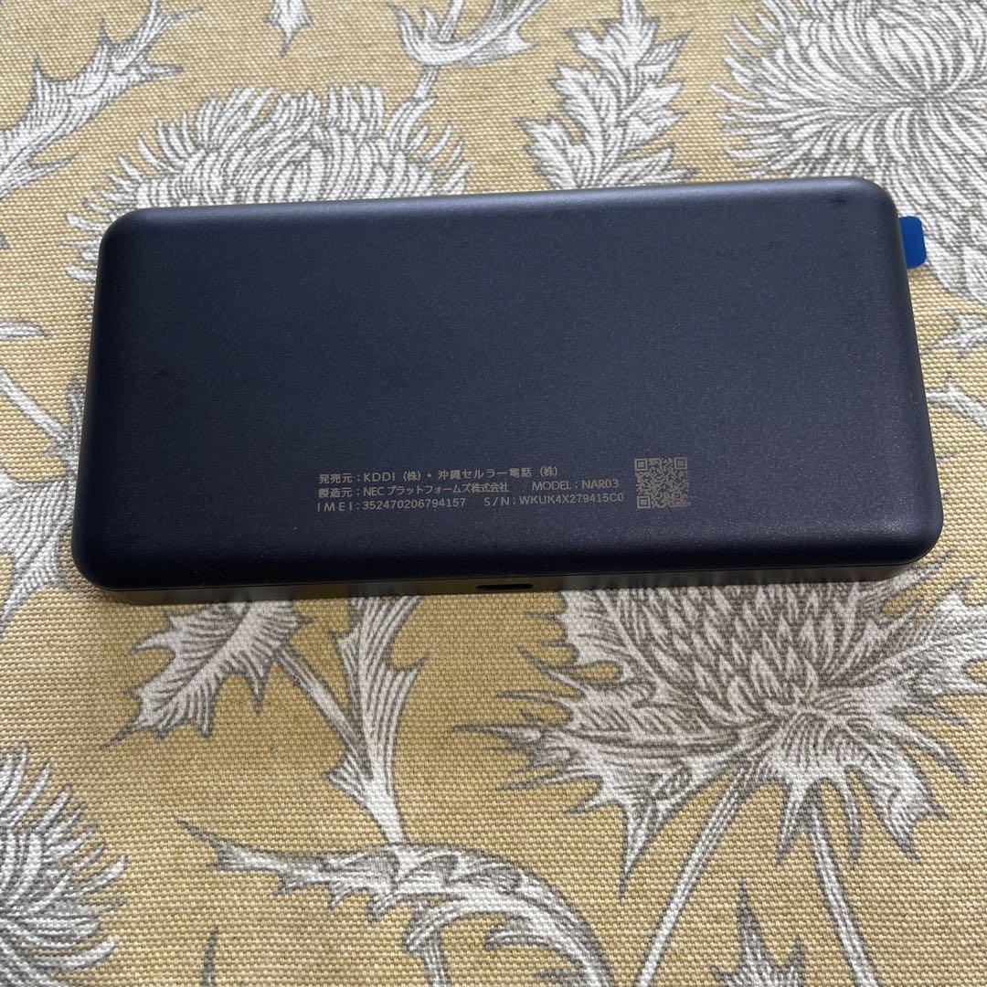 Speed Wi-Fi 5G X12 モバイルルーター 箱 説明書付属