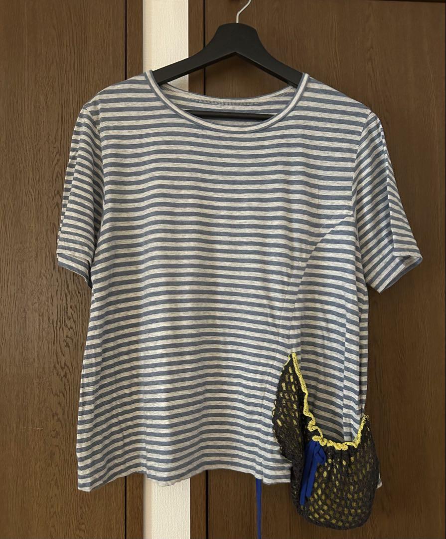 値下げ！センソユニコ☆慈雨オシャレな重ね着カットソー超美品M〜L 慈雨 ジウ センソユニコ SENSO UNICO ジャケット ショート丈
