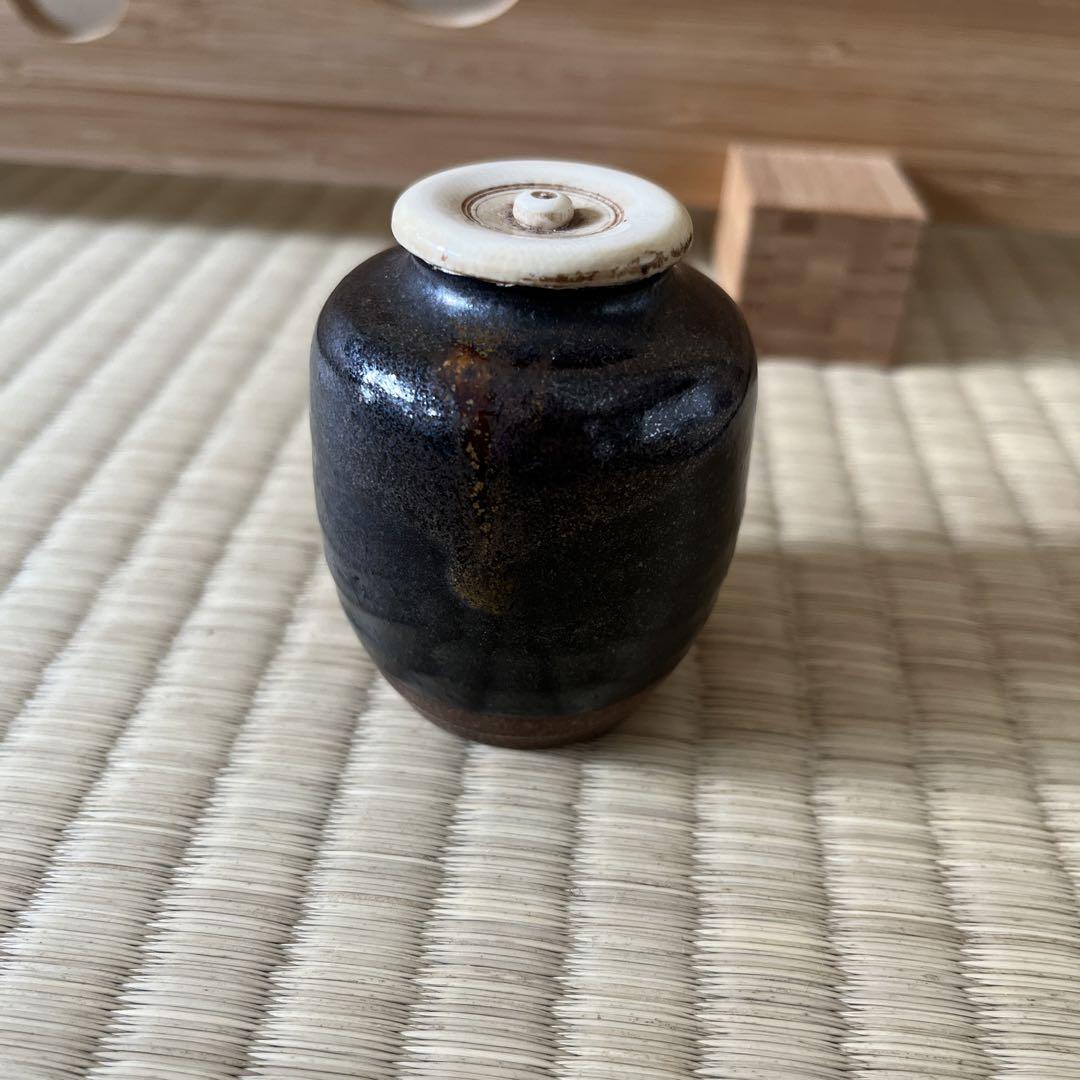 古瀬戸茶入　茶道具