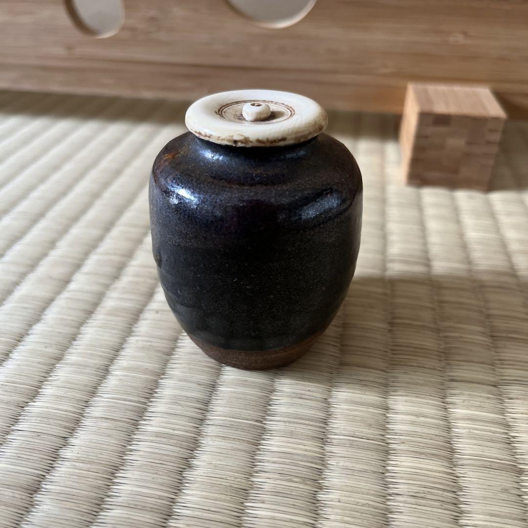 古瀬戸茶入　茶道具