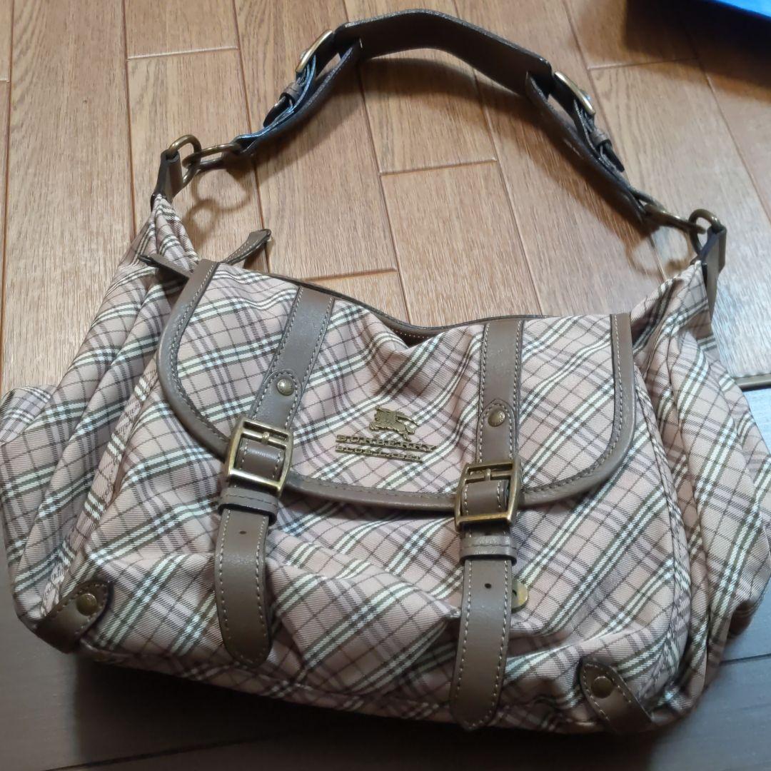 美品 BURBERRY BLUE LABEL 2wayショルダーバッグ yi19N-m79257820155 定番特価