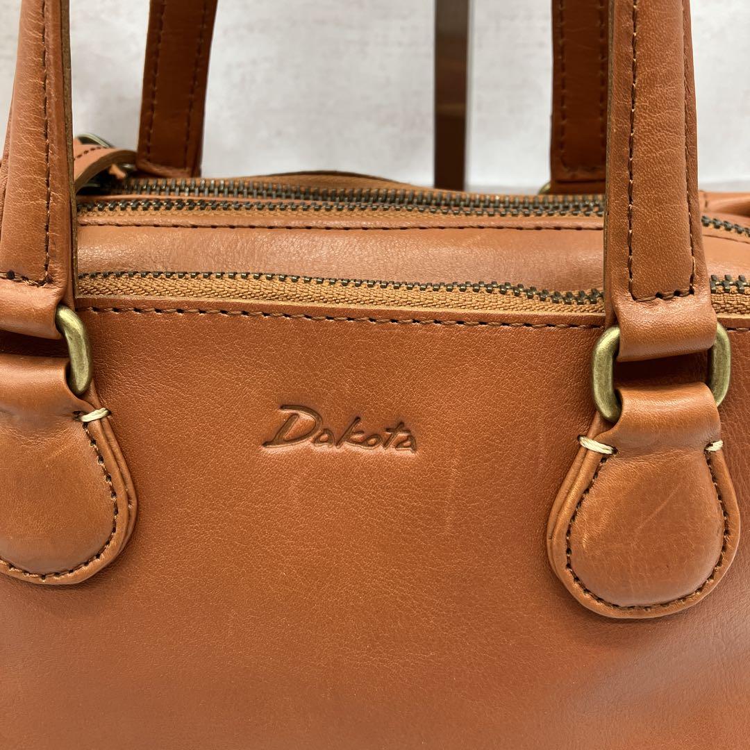 Dakota ダコタ　2way　ショルダーバッグ　レックス2　キャメル