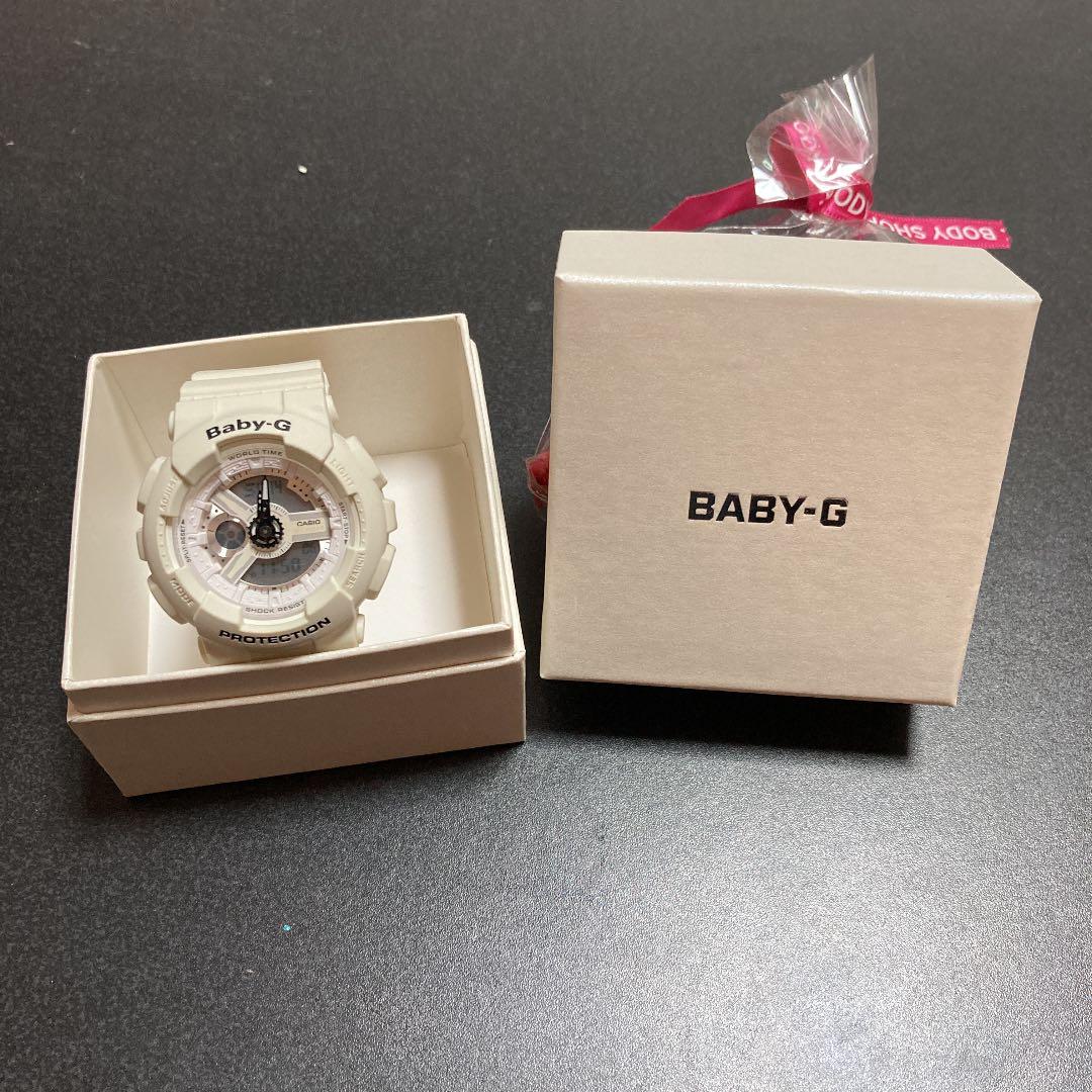 メルカリ G Shock Baby G 白 Ba 110pp 箱付き 腕時計 アナログ 10 500 中古や未使用のフリマ