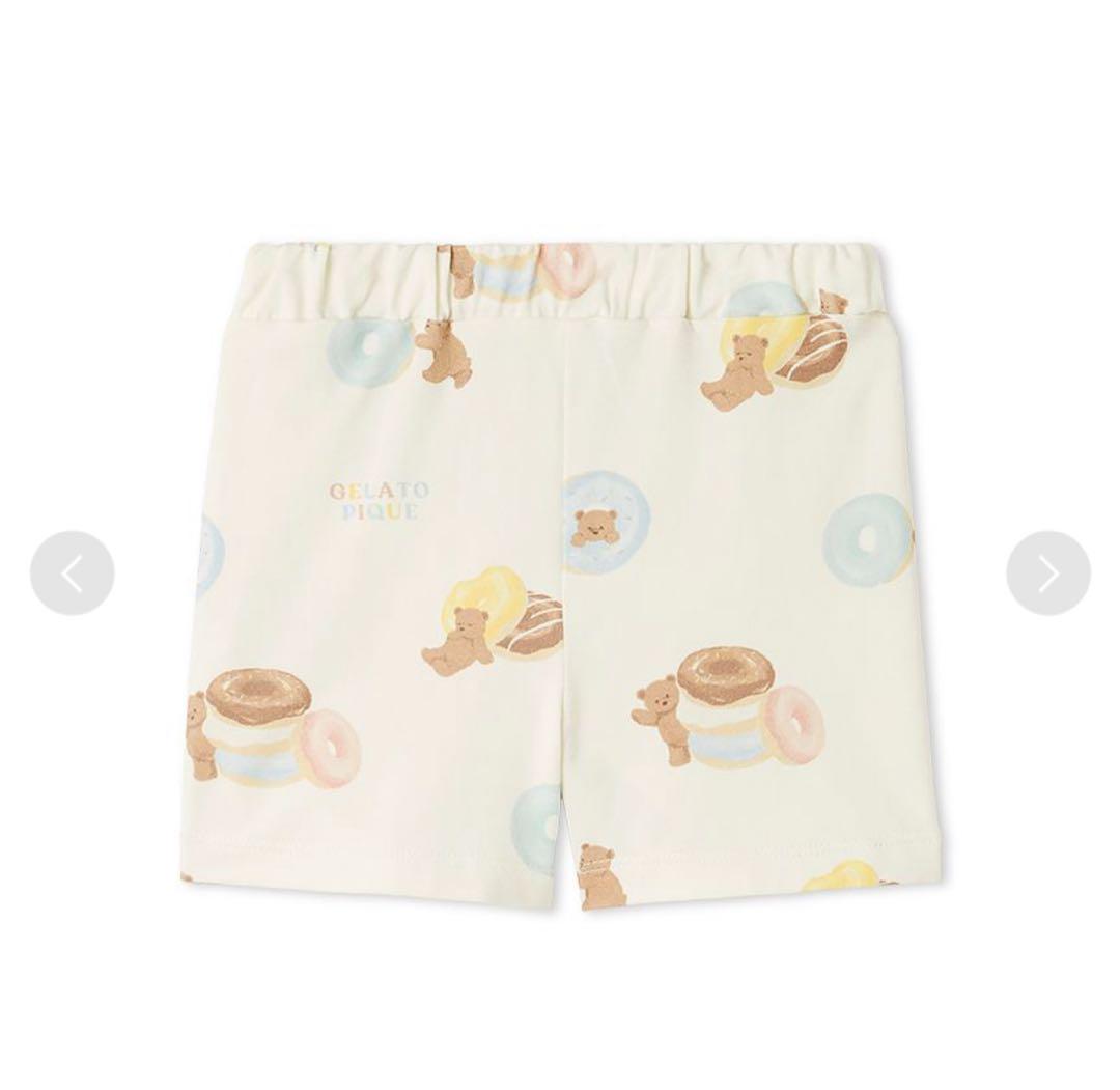 ジェラートピケ 【BABY】ドーナツベア　Tシャツ& ショートパンツ