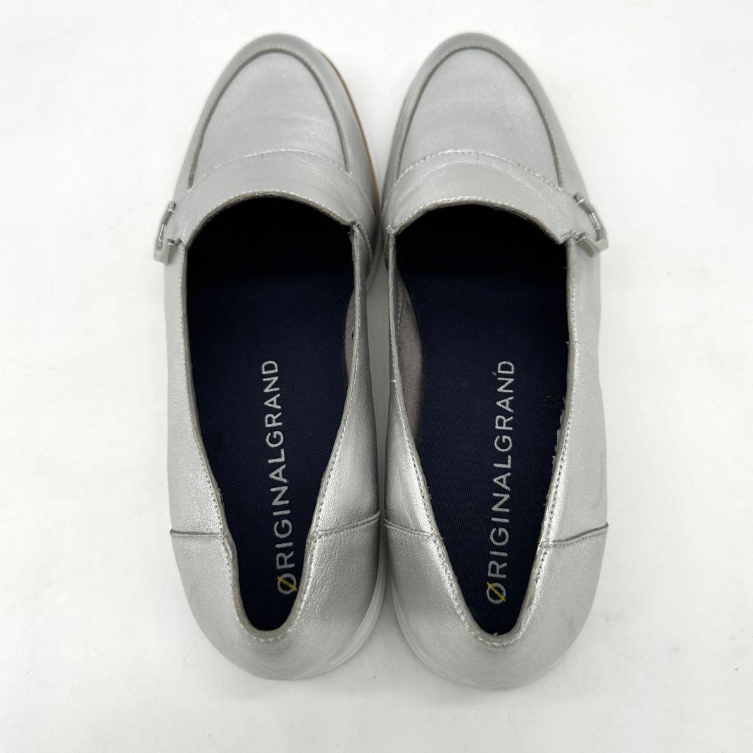 COLE HAAN コールハーン【23cm】ローファー シルバー