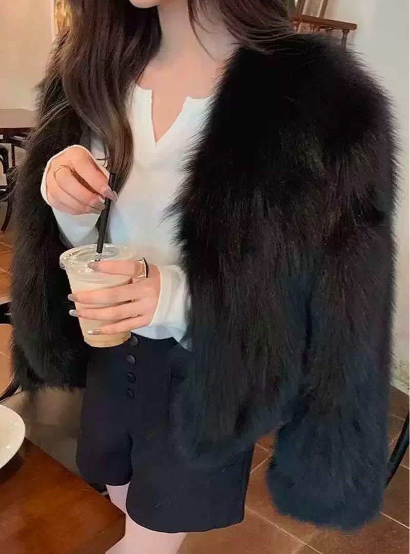 秋冬オーバーサイズもこもこジャケット❤︎女子会デートに最適