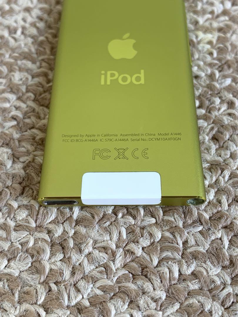 ☆美品 動作確認済 iPod nano 第7世代 イエロー Bluetooth