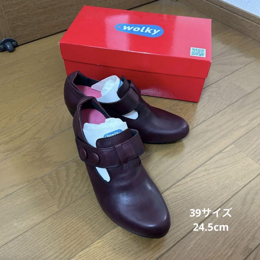 値下げ可 のさか wolky 3727 Carey ボルドー レディース パンプス 39