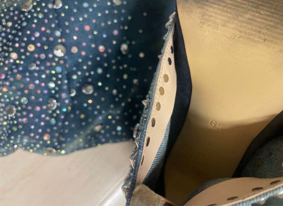 dolls kill購入 ビジューブーツ キラキラ 浜崎あゆみ Y2K dolls kill購入 ビジューブーツ キラキラ 浜崎あゆみ Y2K